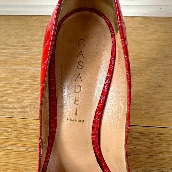 Python heels Casadei red size 9 - Picture 8 of 10
